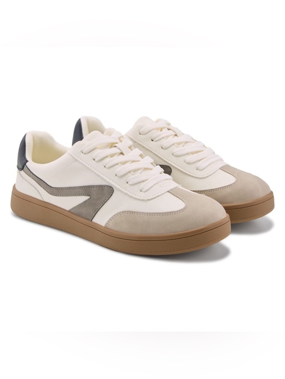 NWOT DV by Dolce Vita Cream, Taupe & Grey Low-Top Sneakers